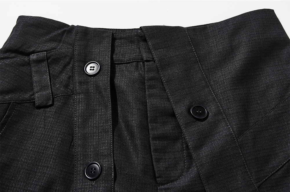 Turn-up Check Pattern Shorts