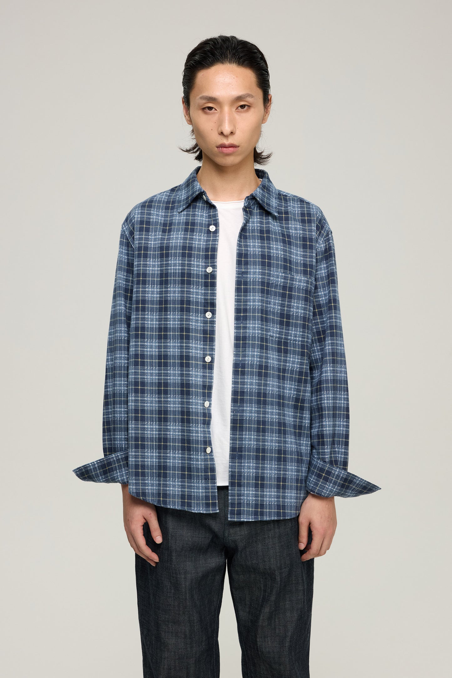 Faux flannel shirt