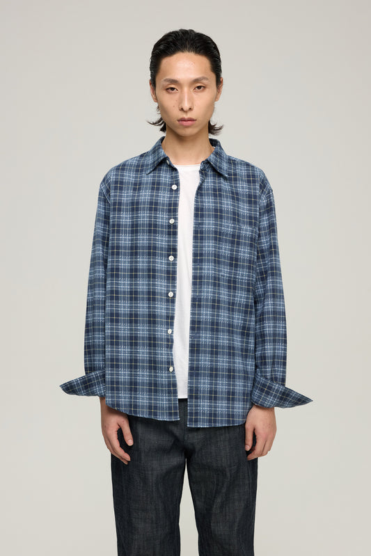Faux flannel shirt