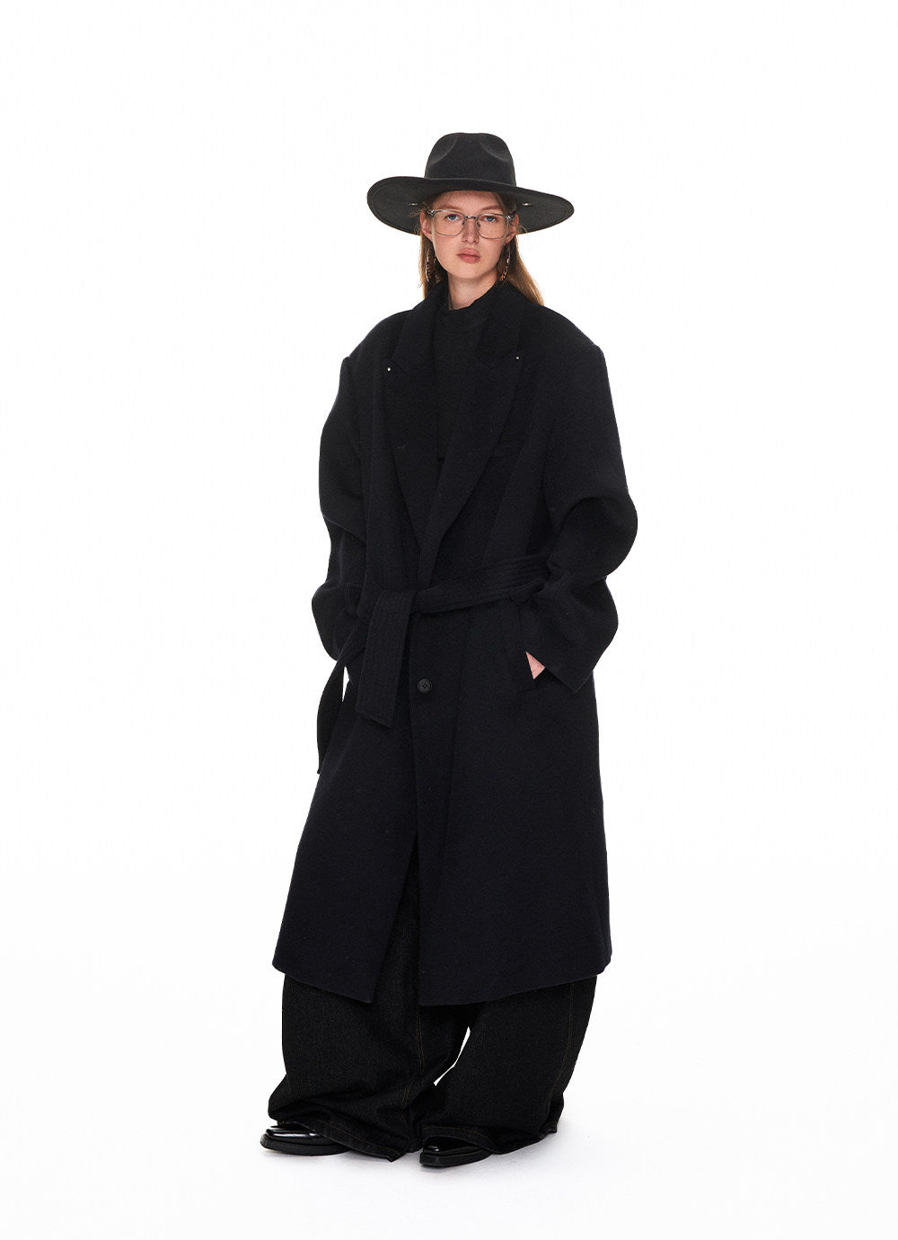 Unisex Wool Long Coat