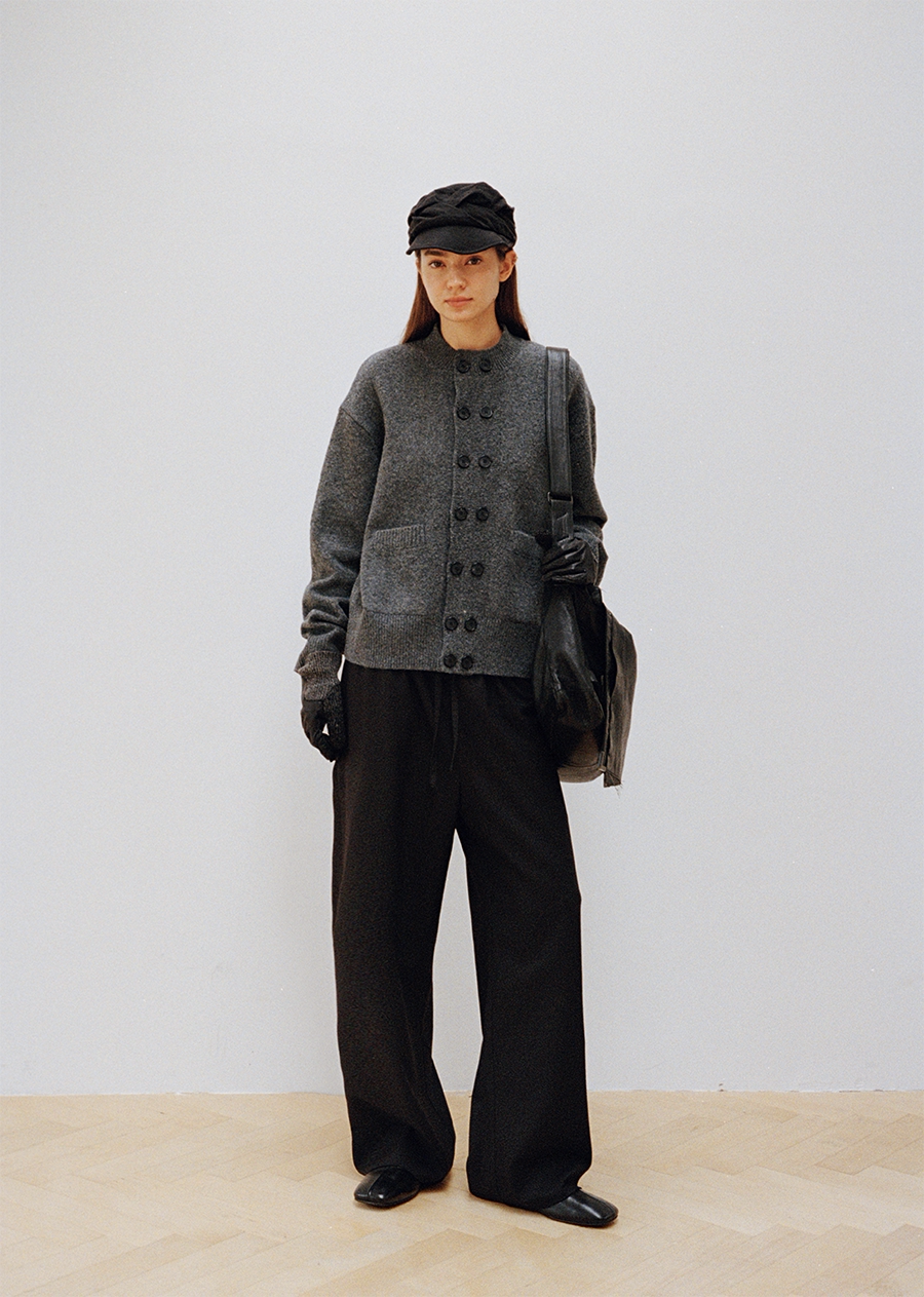 Drawstring Wide-Leg Pants