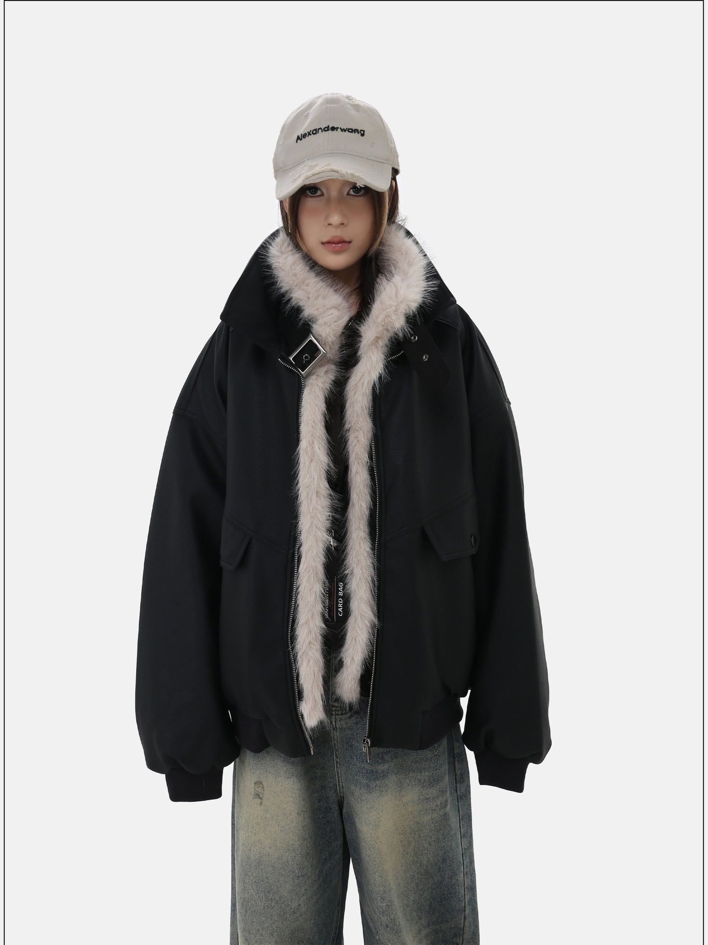 Retro Shearling Short Jacket
