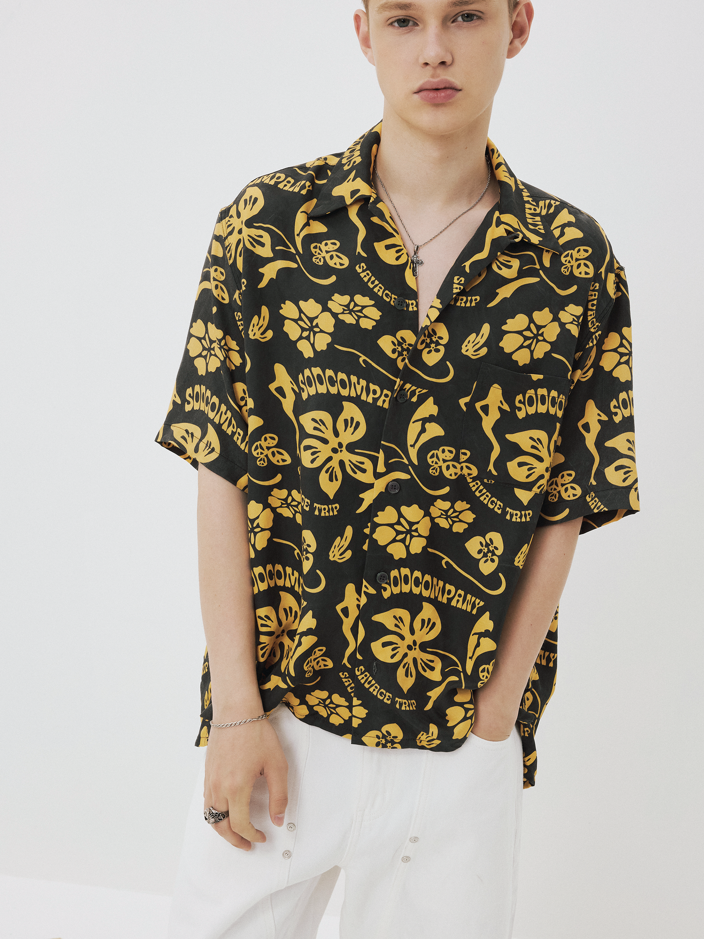 Draped Aloha Shirt