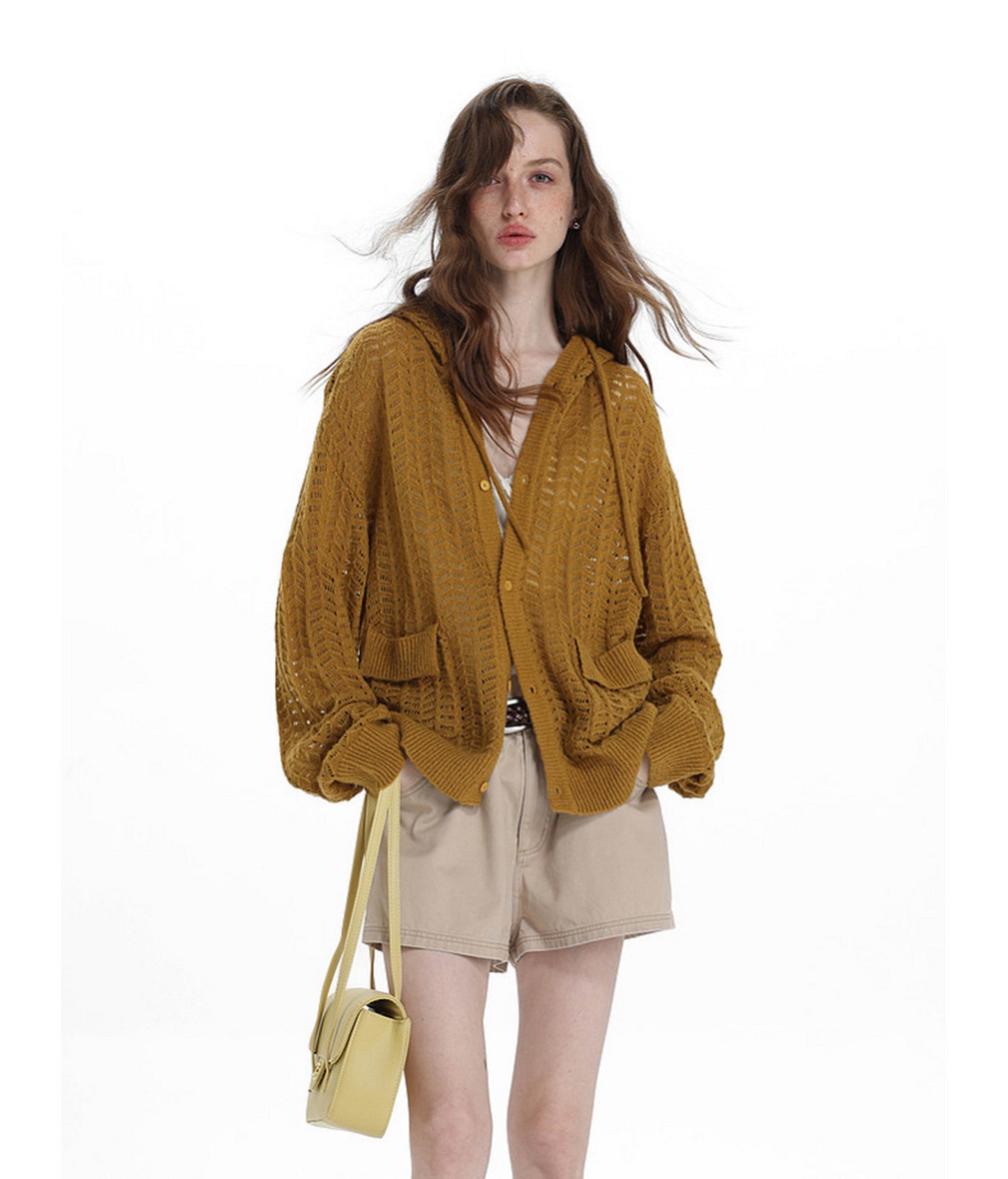 Lightweight Hooded Sweater Jacket