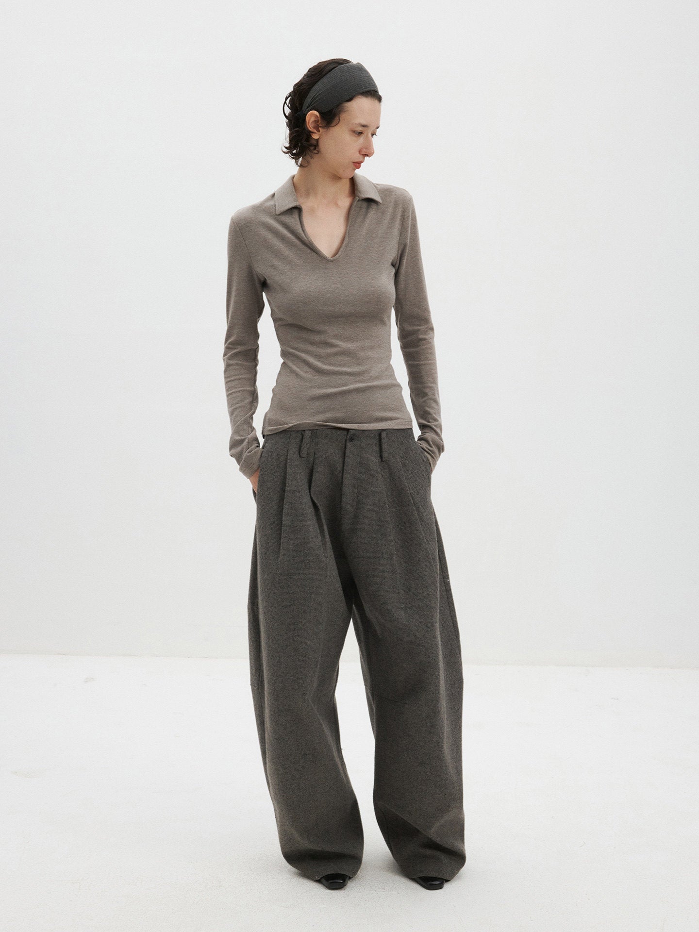 Small-Sized U-Neck T-Shirt