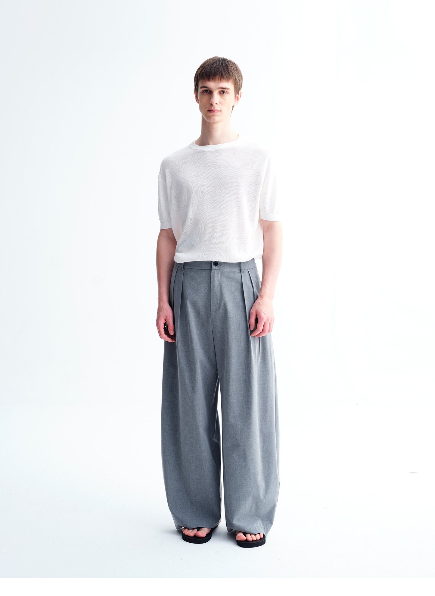 Cool High-Waisted Wide-Leg Pants