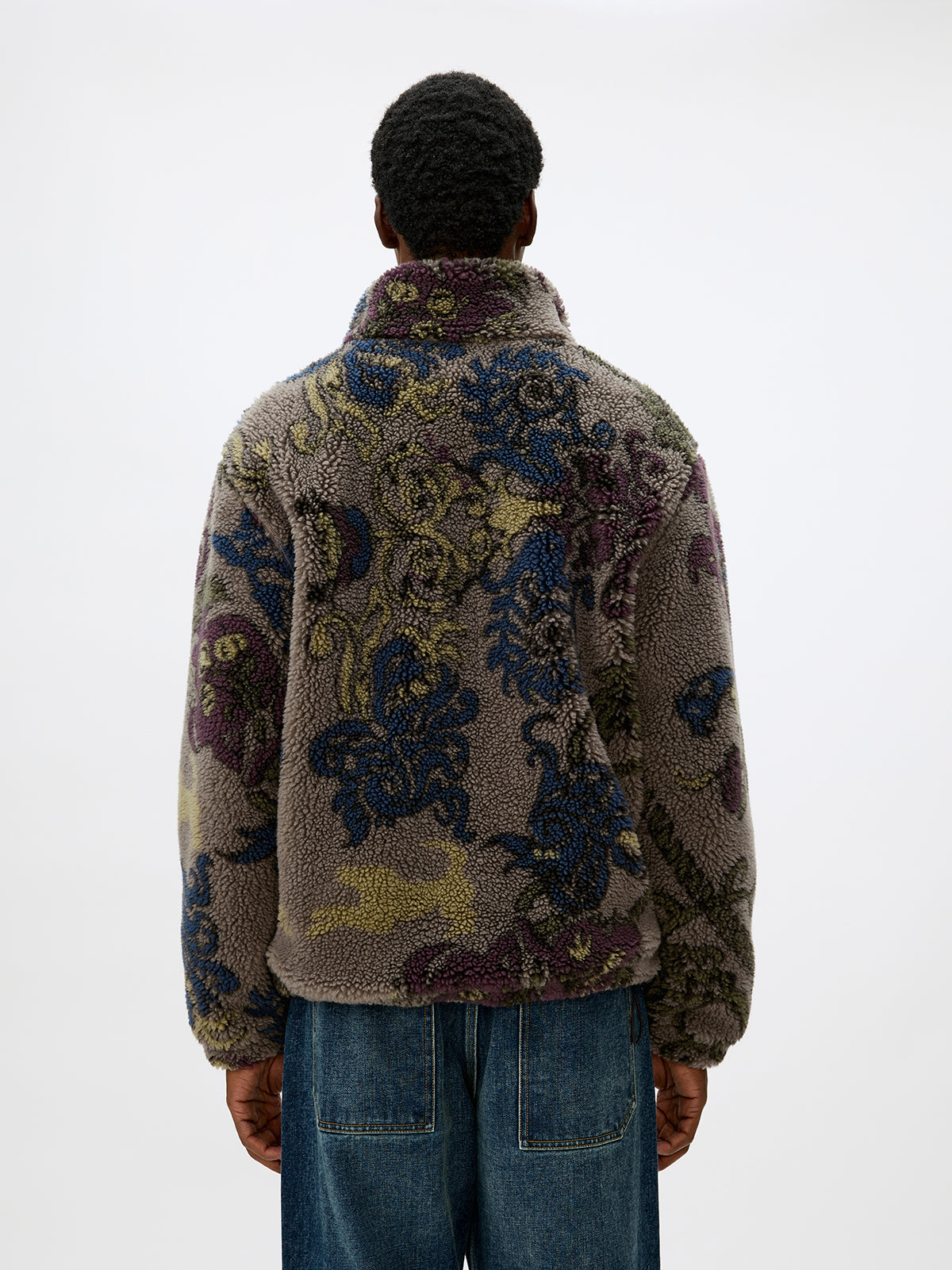 Lambswool Blend Zipper Jacket