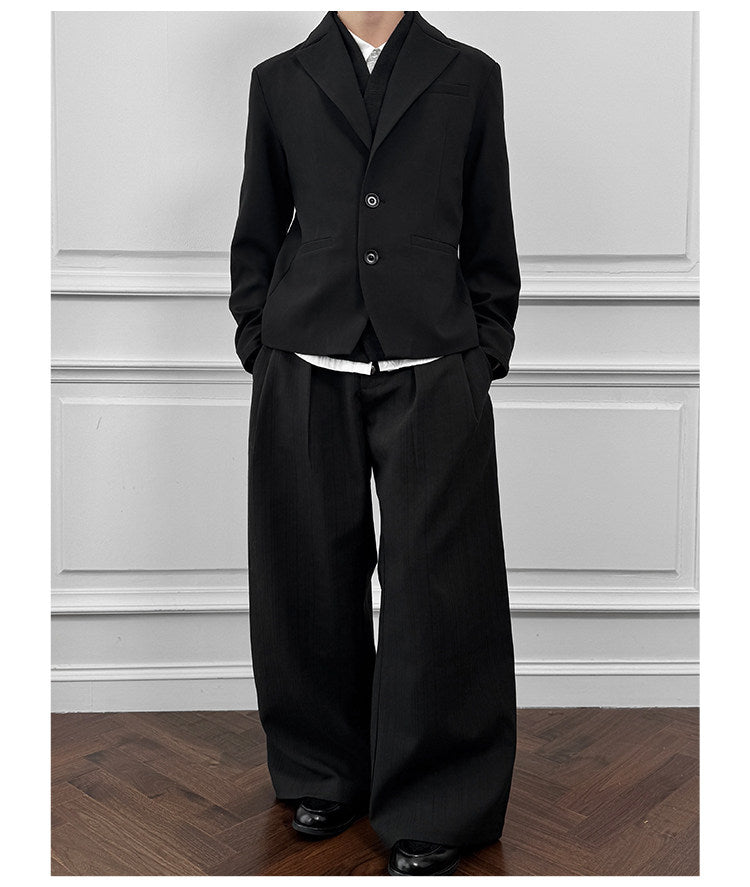 Faux Two-Piece Stylish Jacket