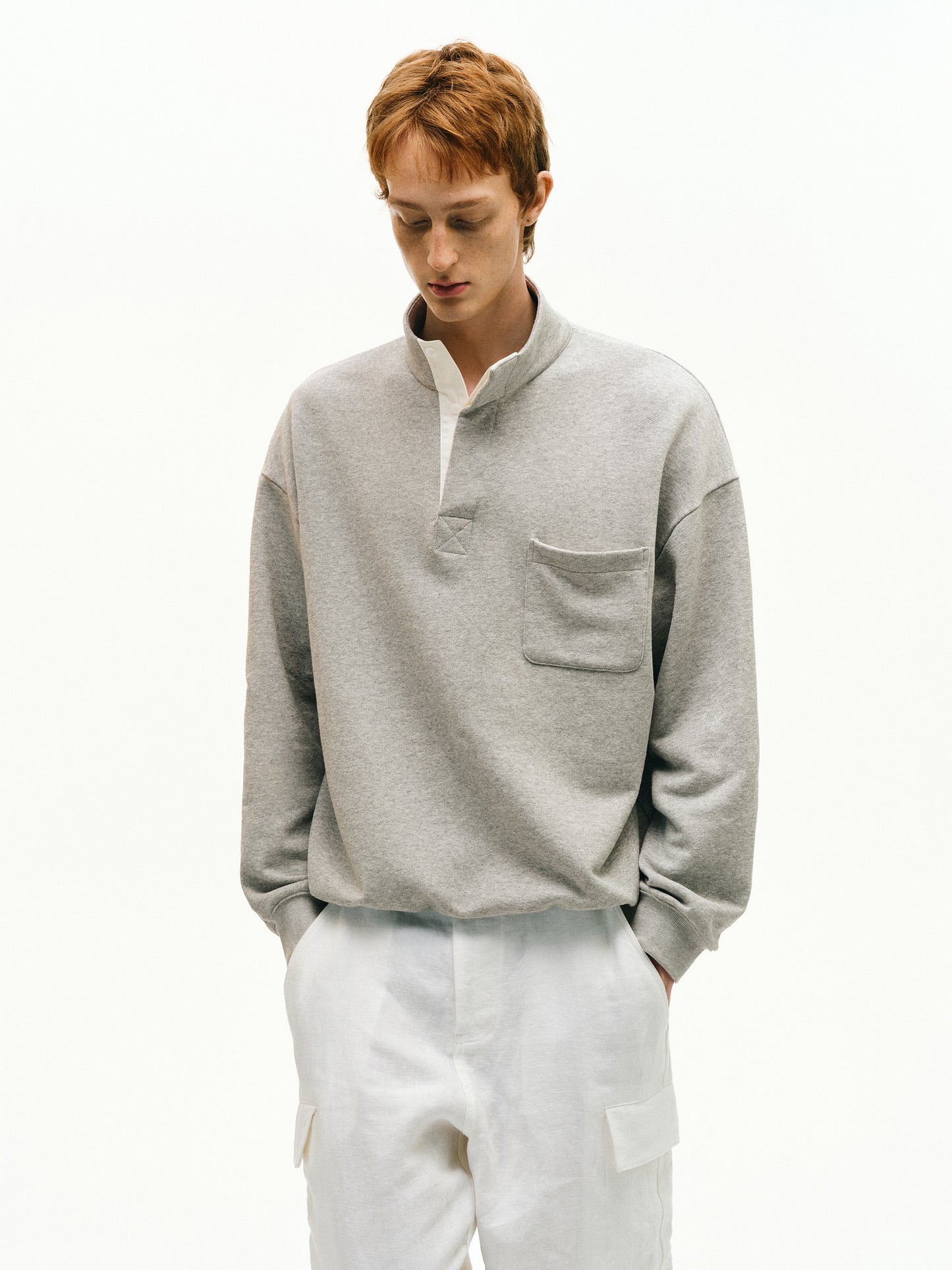 Stand Collar Sweatshirt