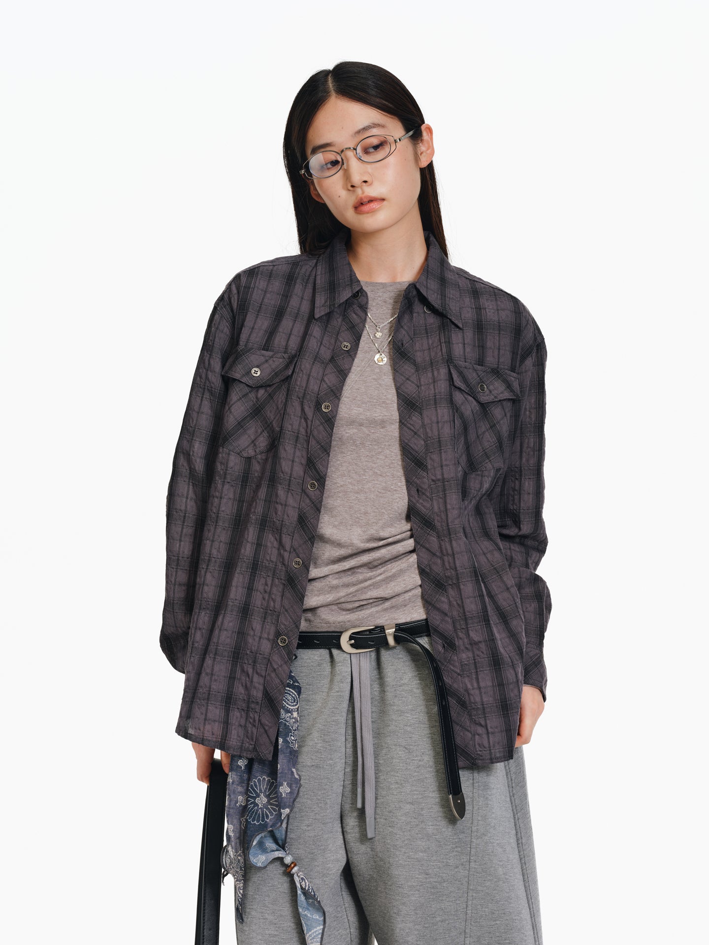 Seersucker Patch Pocket Shirt