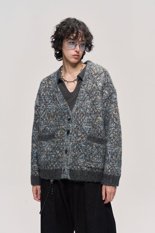 Dot Yarn Cardigan