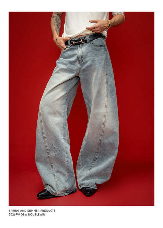Gradient Denim Pants
