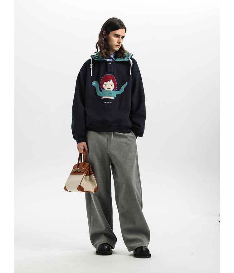 Contrast Color Anti-Static Parka