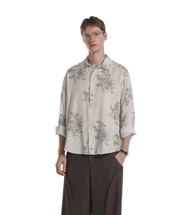 Loose-Fit Floral Shirt