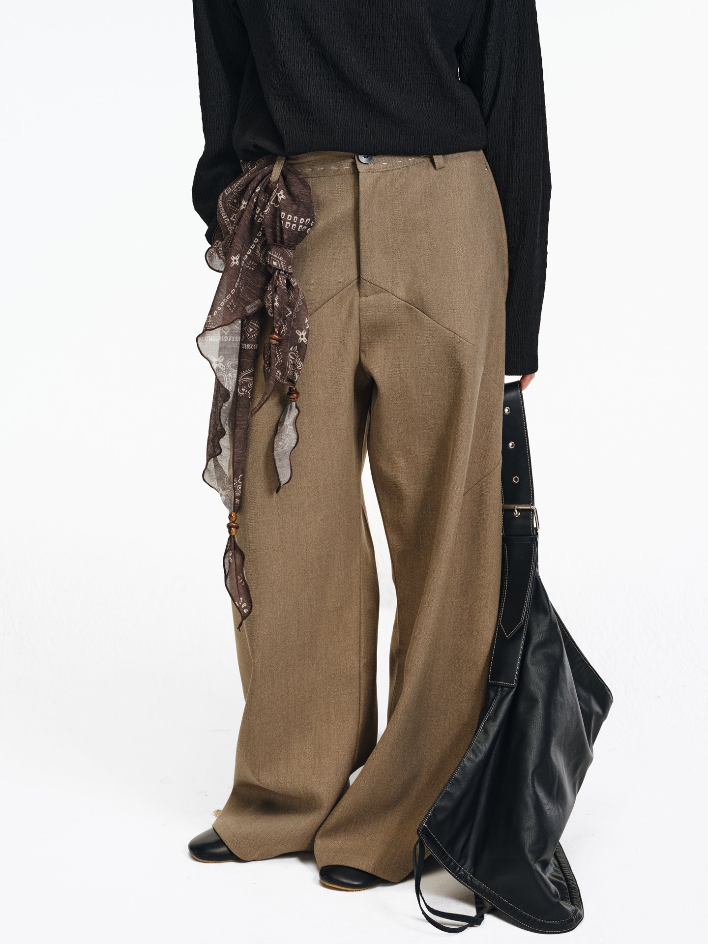A-line casual pants