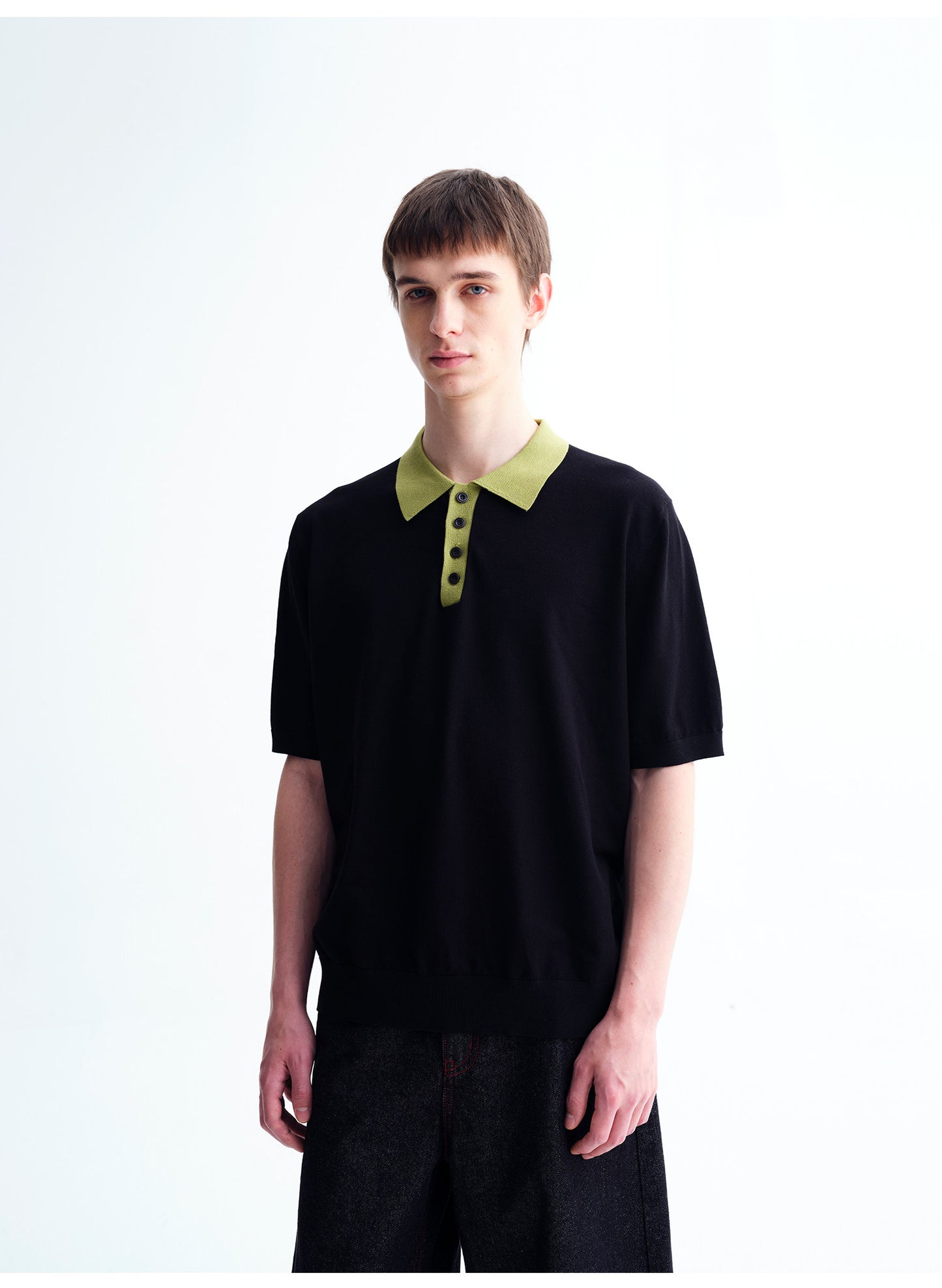Vintage Knit Polo Shirt