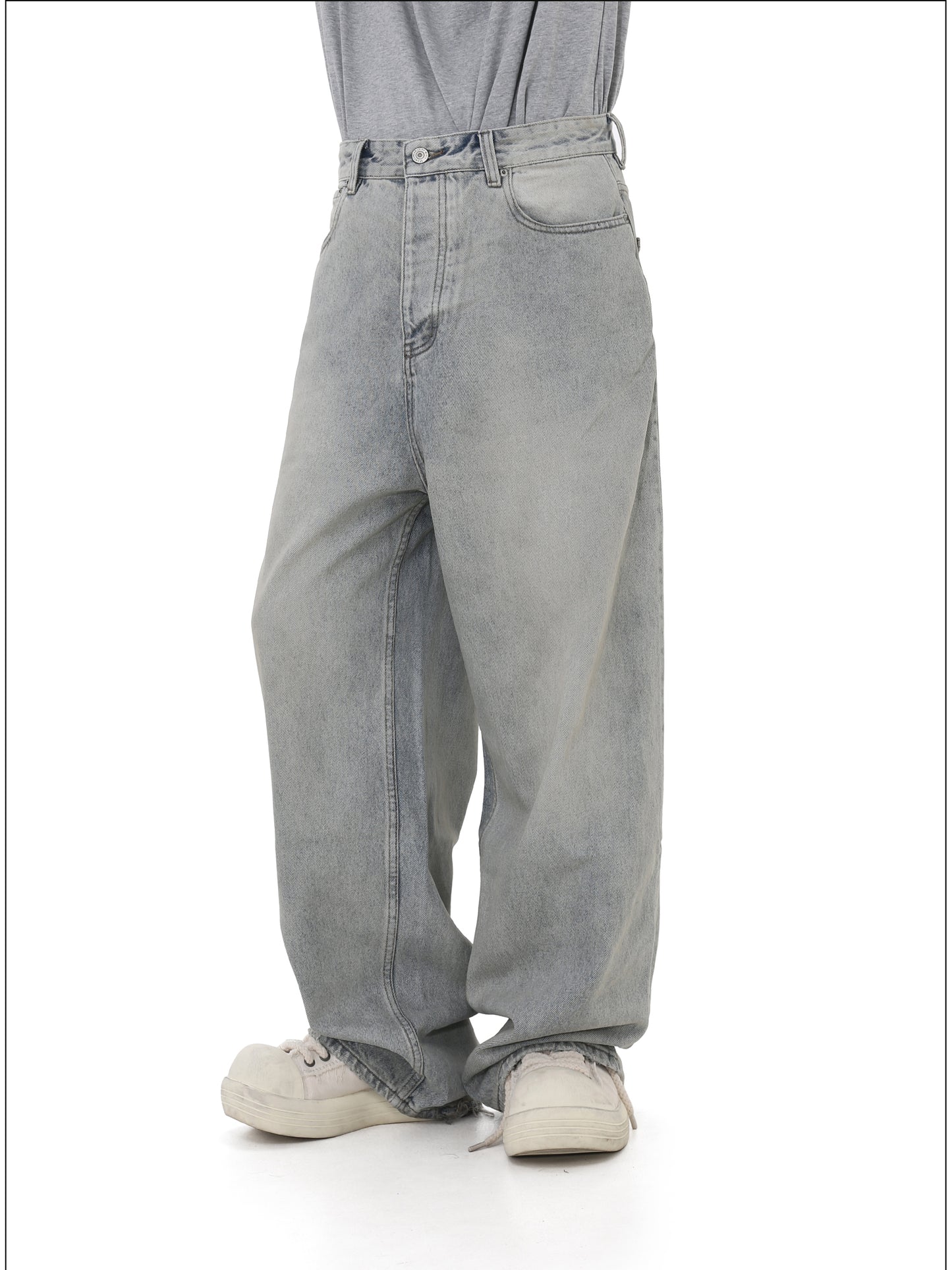 Heavyweight Damaged Jeans