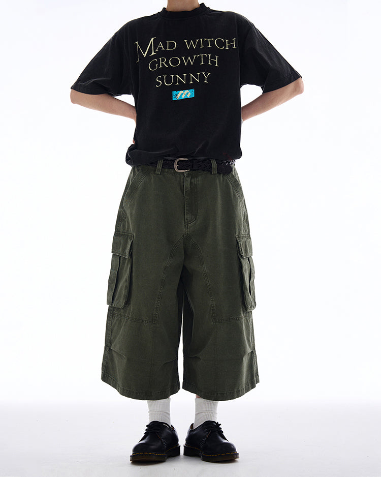 Vintage Cropped Shorts