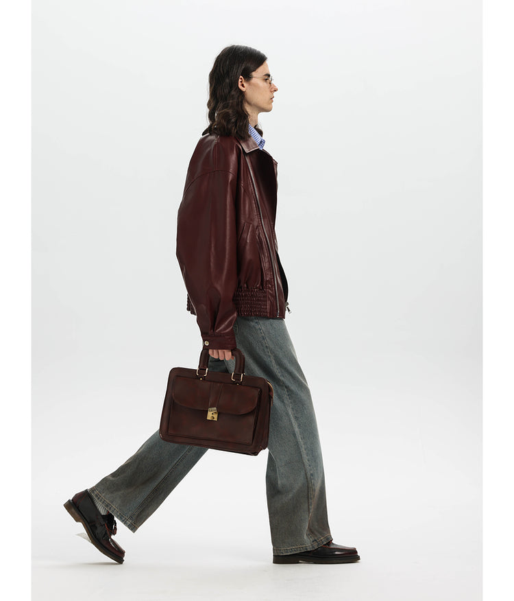 Gradient wash straight jeans