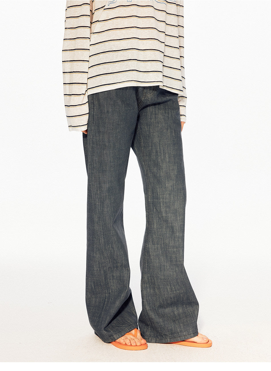 Unisex Retro Embroidered Jeans