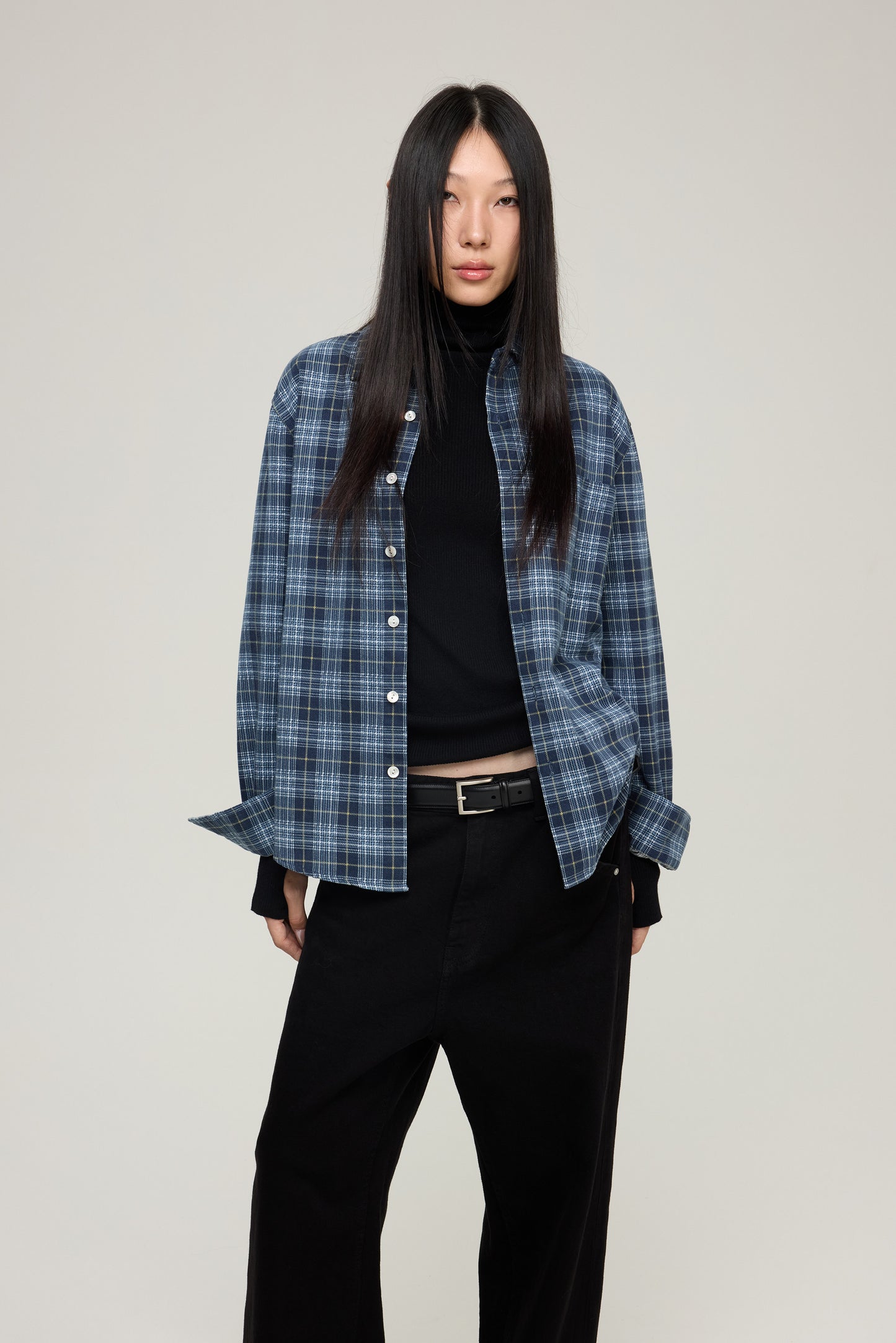 Faux flannel shirt