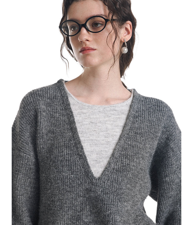 High Style V-Neck Sweater