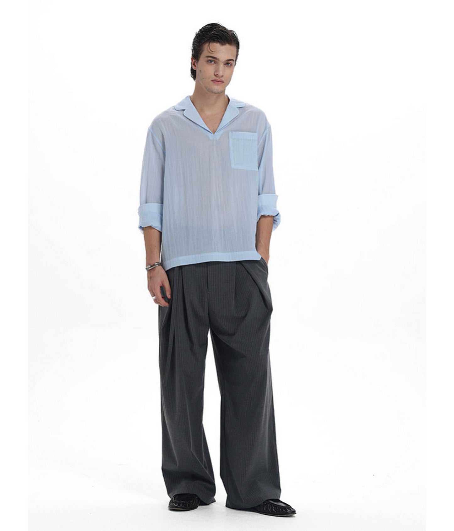 Cuban-Style Pullover Shirt
