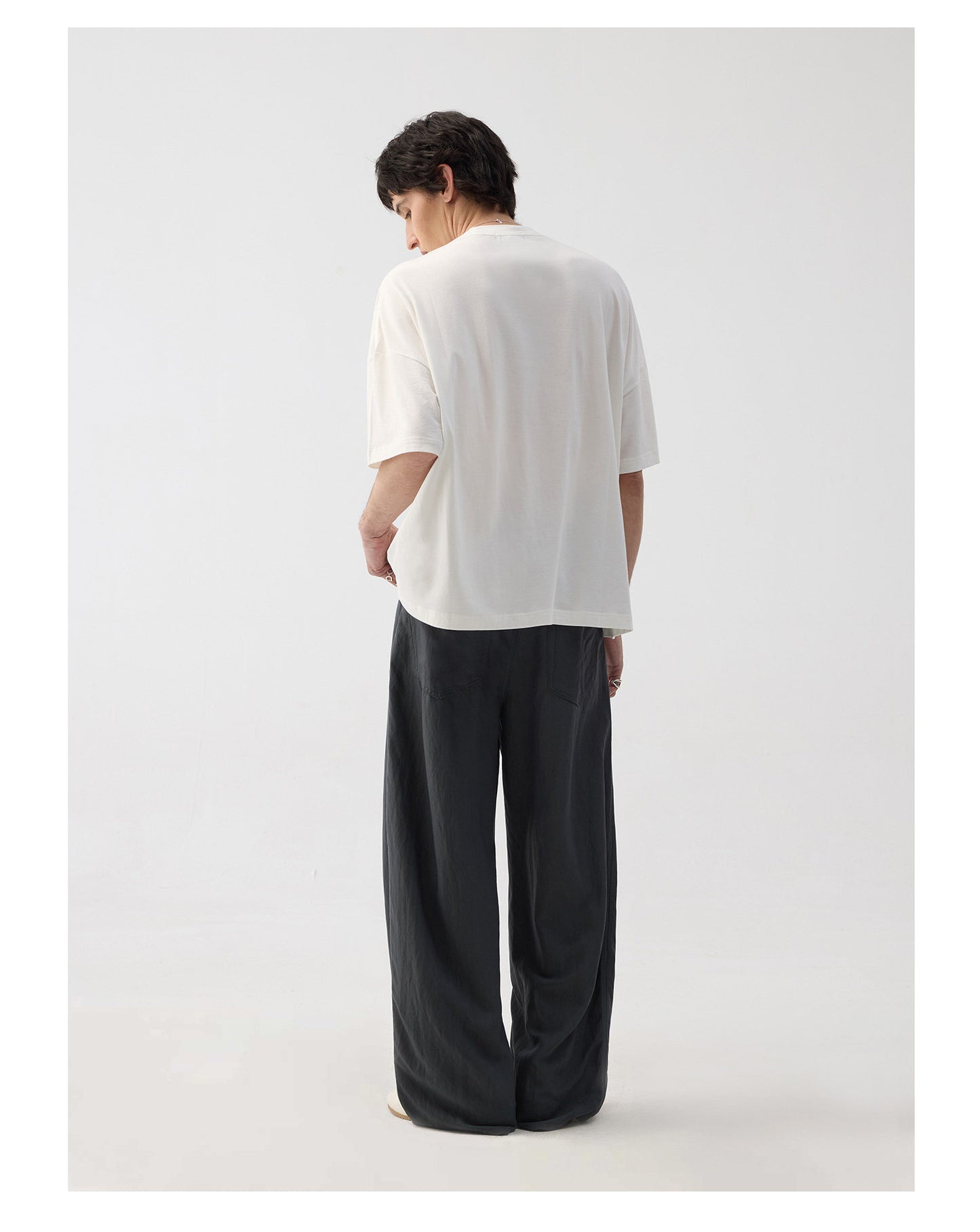 Drawstring Relaxed Casual Pants