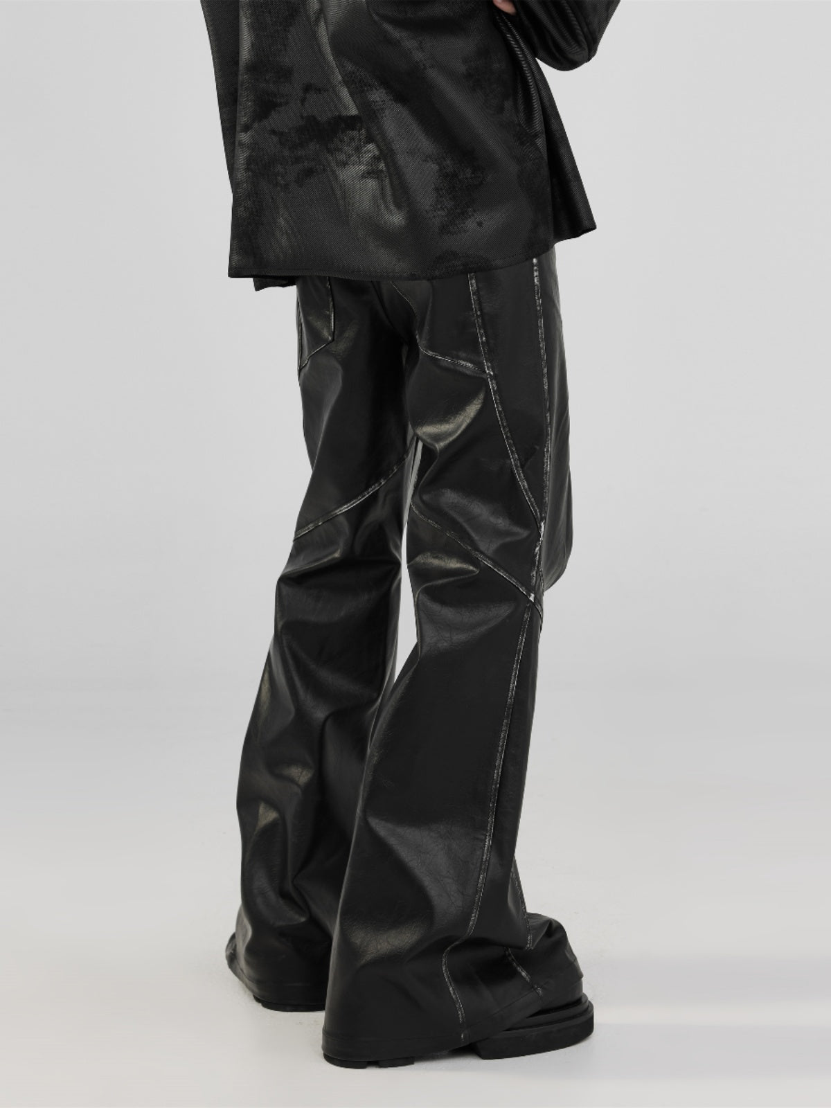 Split Multi-piece leather pants