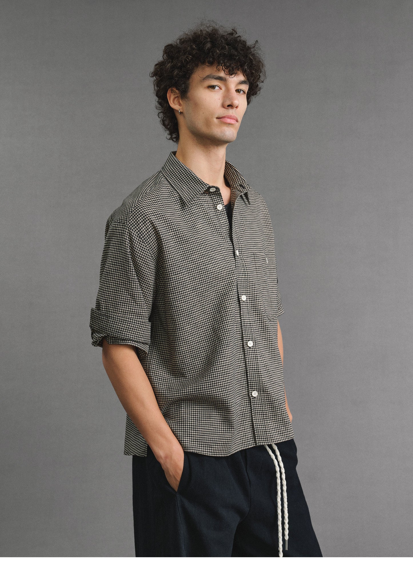 Relaxed Fit Hand-Rolled Shirt
