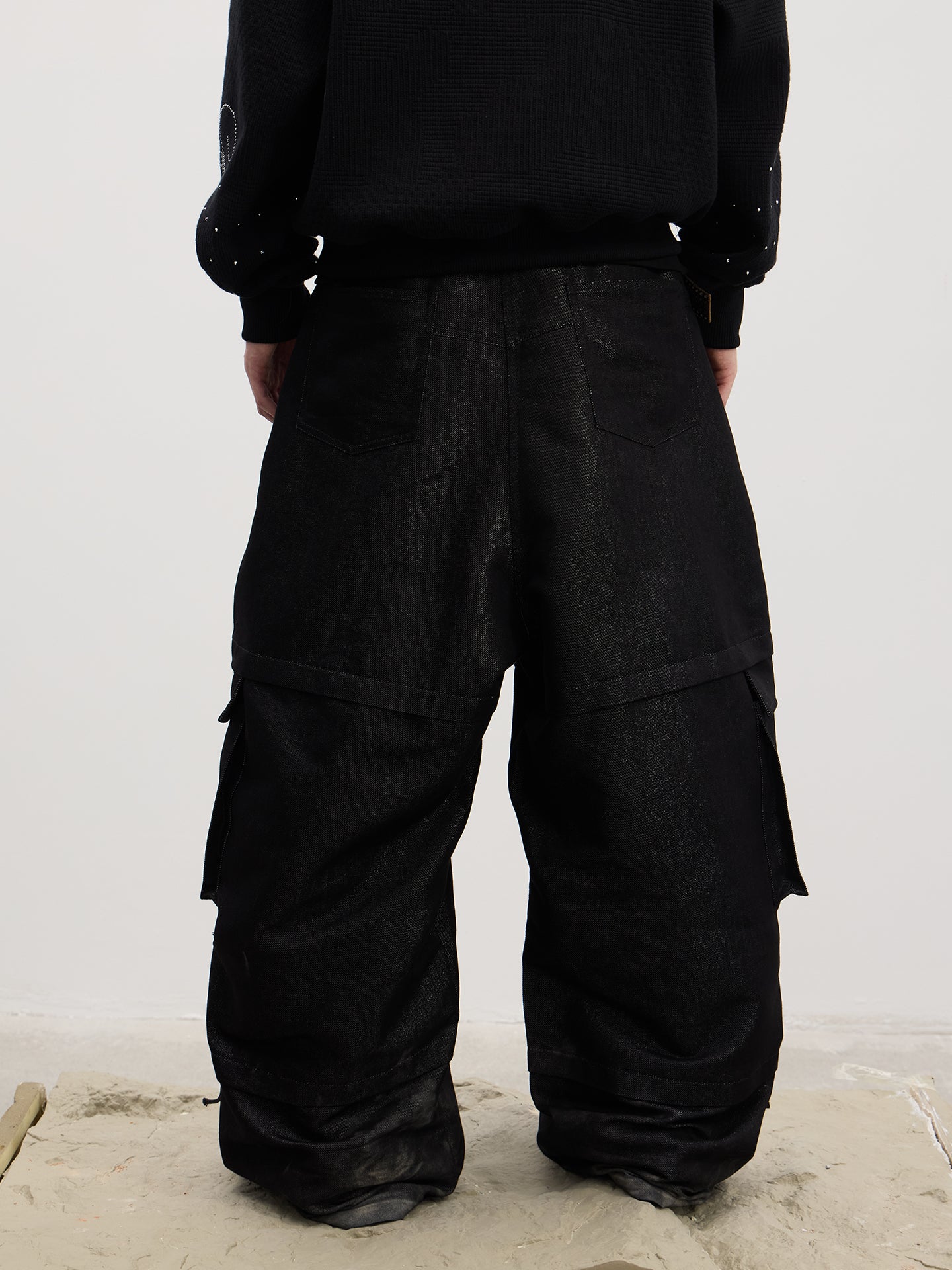 Deconstruction Design Work Jeans