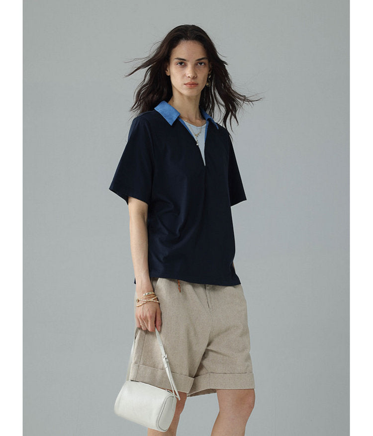 Faux Three-Piece Polo Shirt