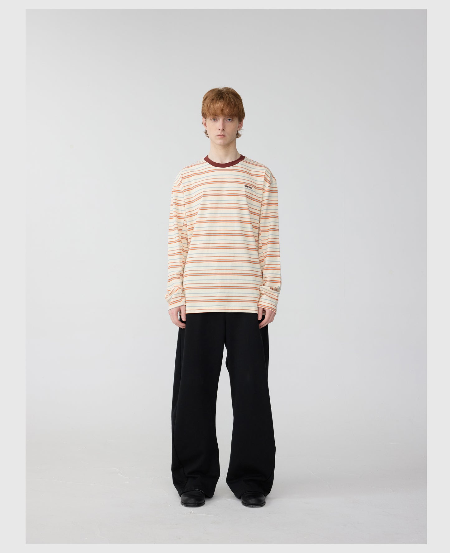 Contrast Color Round Neck T-Shirt