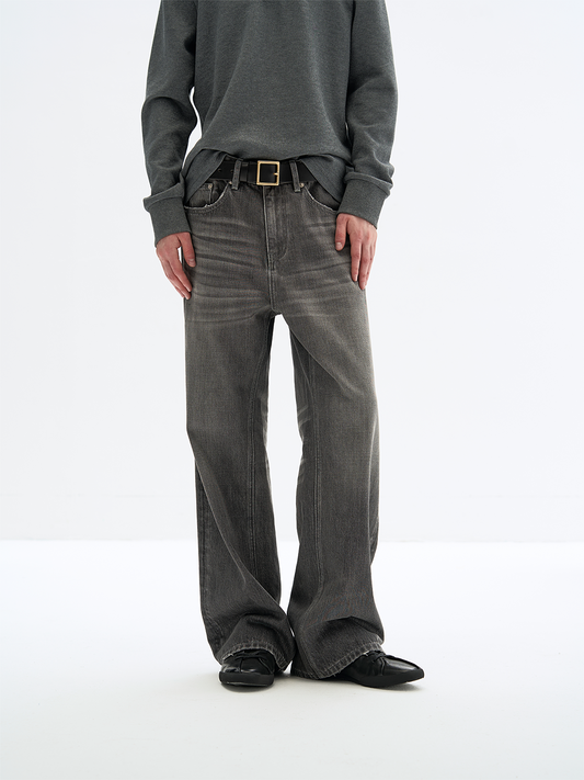 Wash Rib Denim Pants