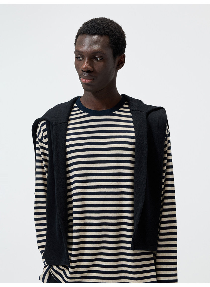 Basic Narrow Round-Neck T-Shirt