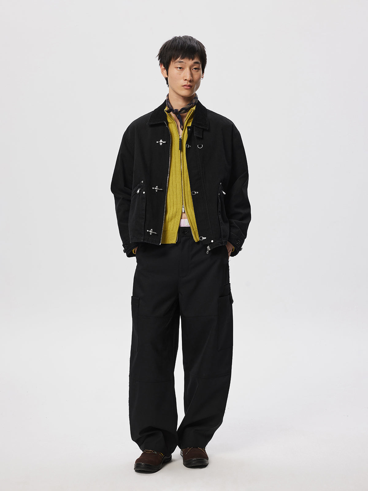 Lobster Button Short Jacket