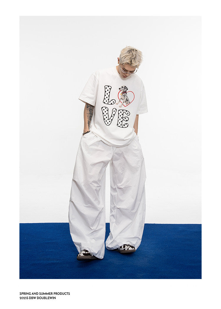 Polka Dot Cotton T-Shirt
