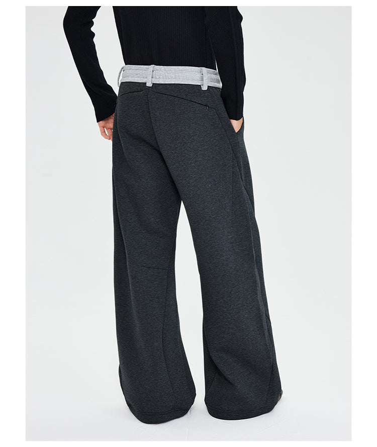 Color Block Oversized Sweatpants
