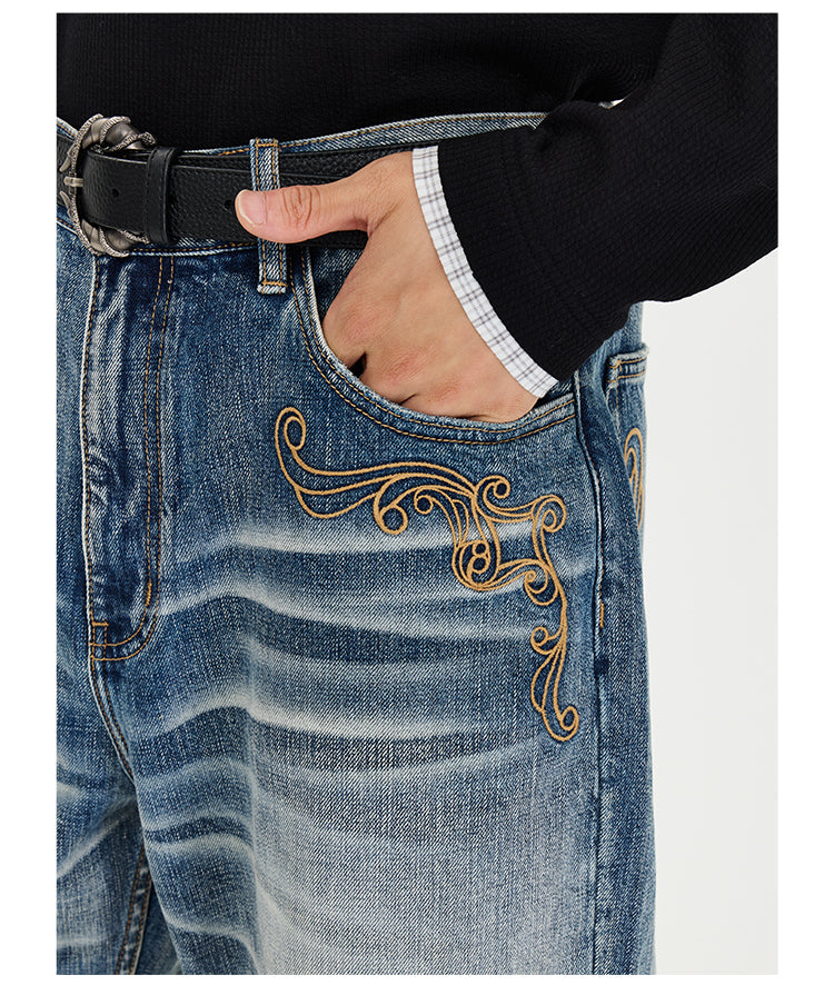 Loose Straight Jeans