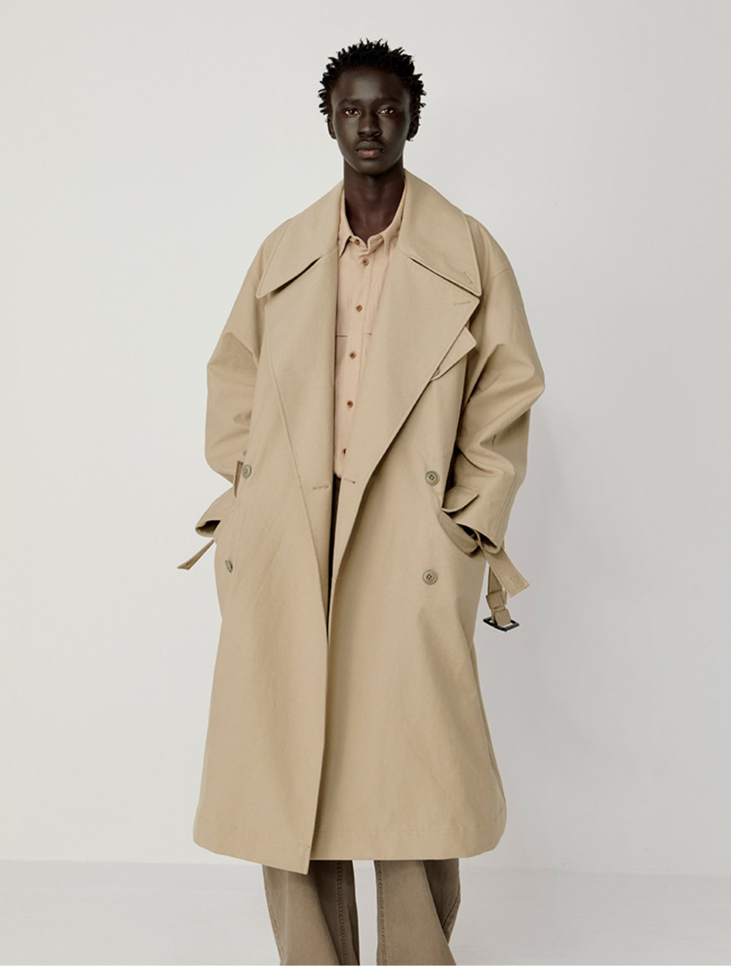 Oversized trench coat