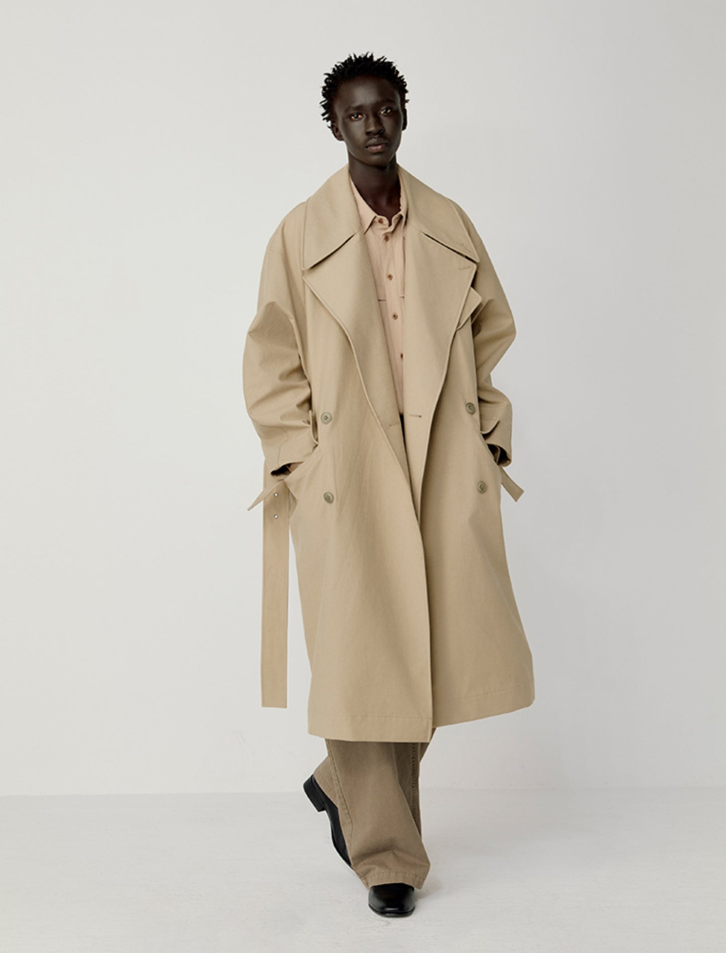 Oversized trench coat