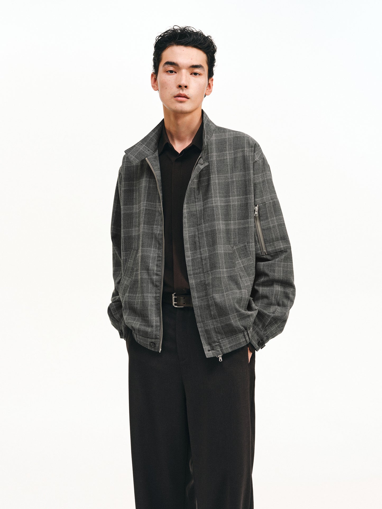 Wool Harrington Jacket