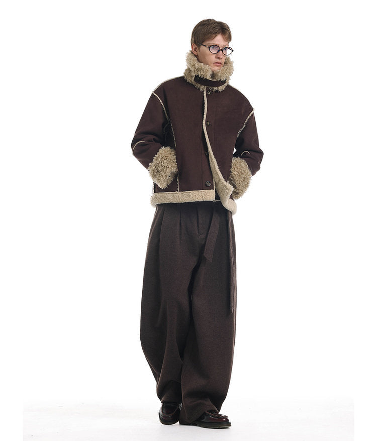 Lambswool Suede Jacket