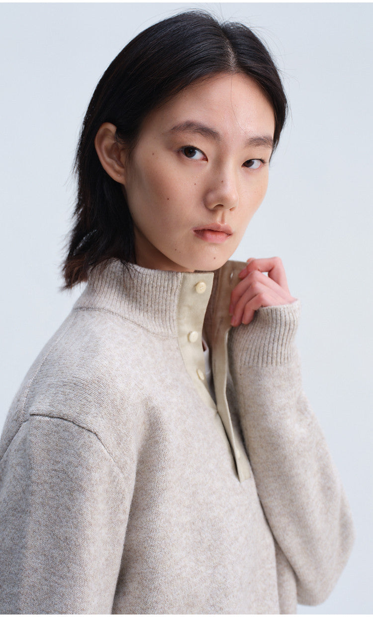 Button-Down Knit