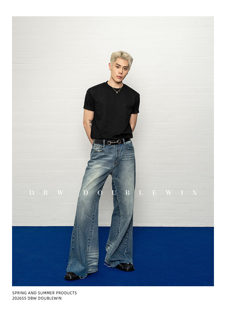 Slim-Fit Regular-Sleeve T-Shirt
