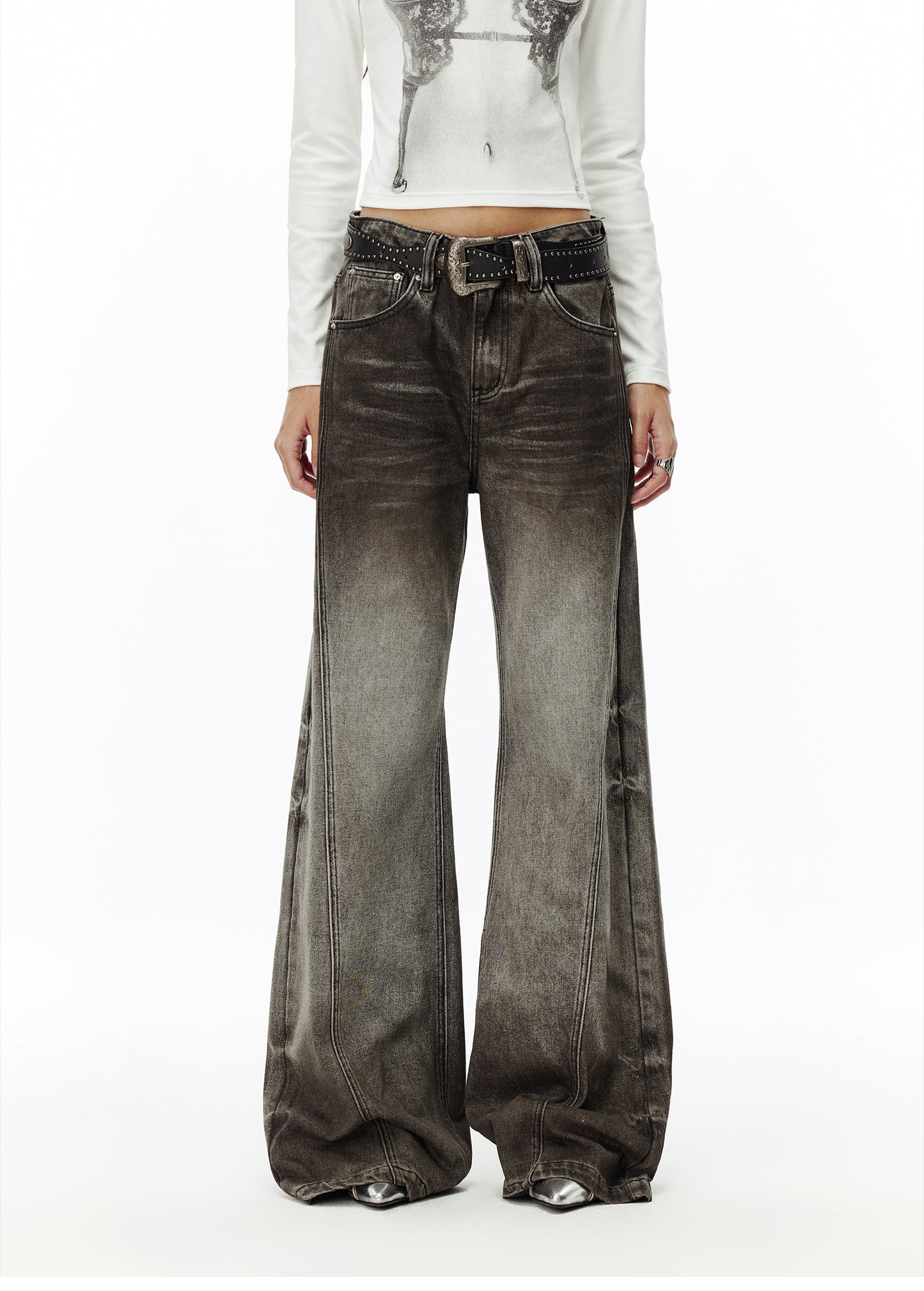 Dirty Whiskers Bootcut Jeans