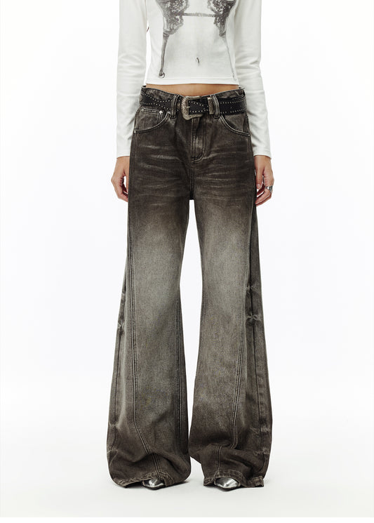 Dirty Whiskers Bootcut Jeans