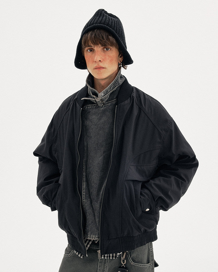 Stand Collar Thick Jacket
