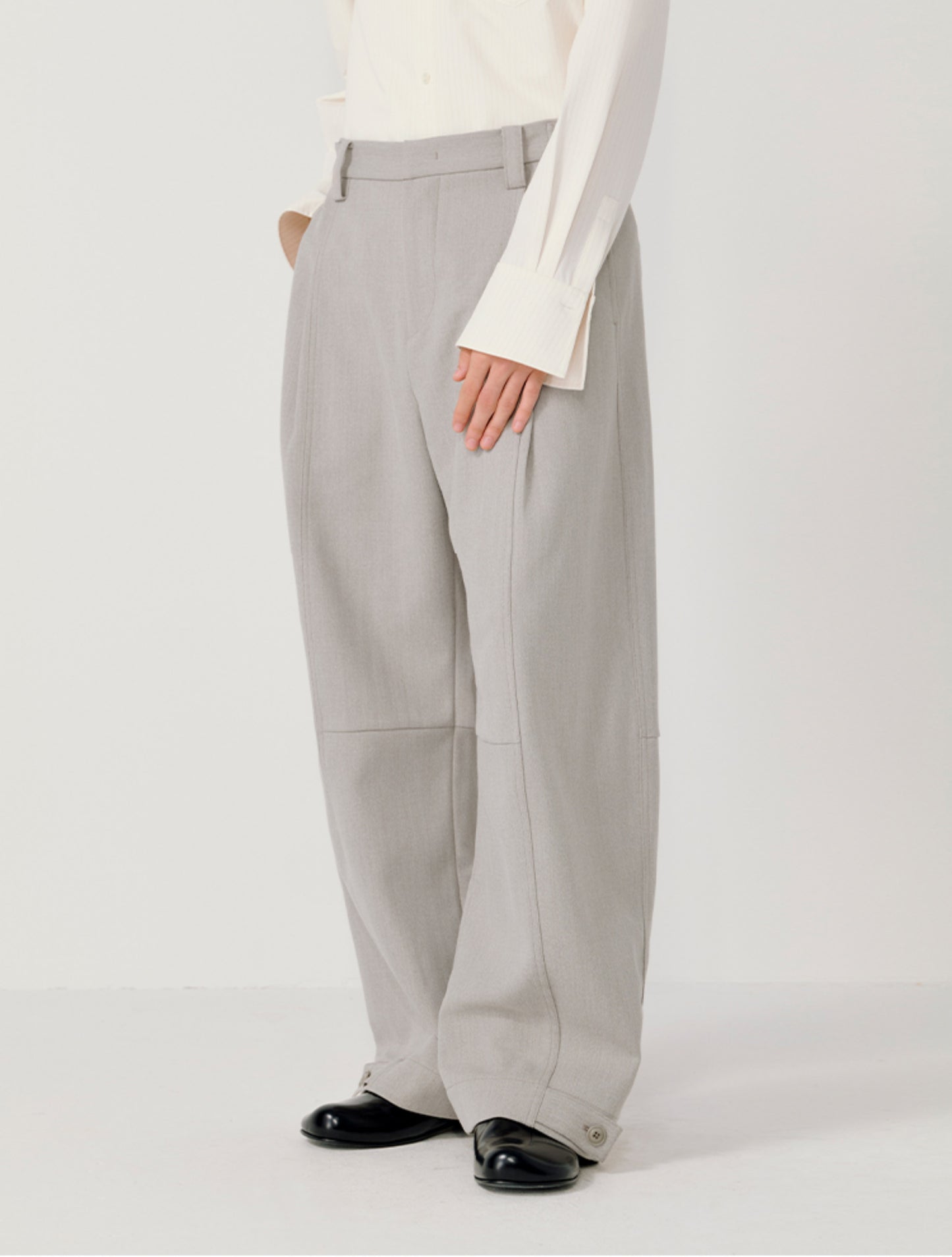 Three-Dimensional Construction Casual Pants