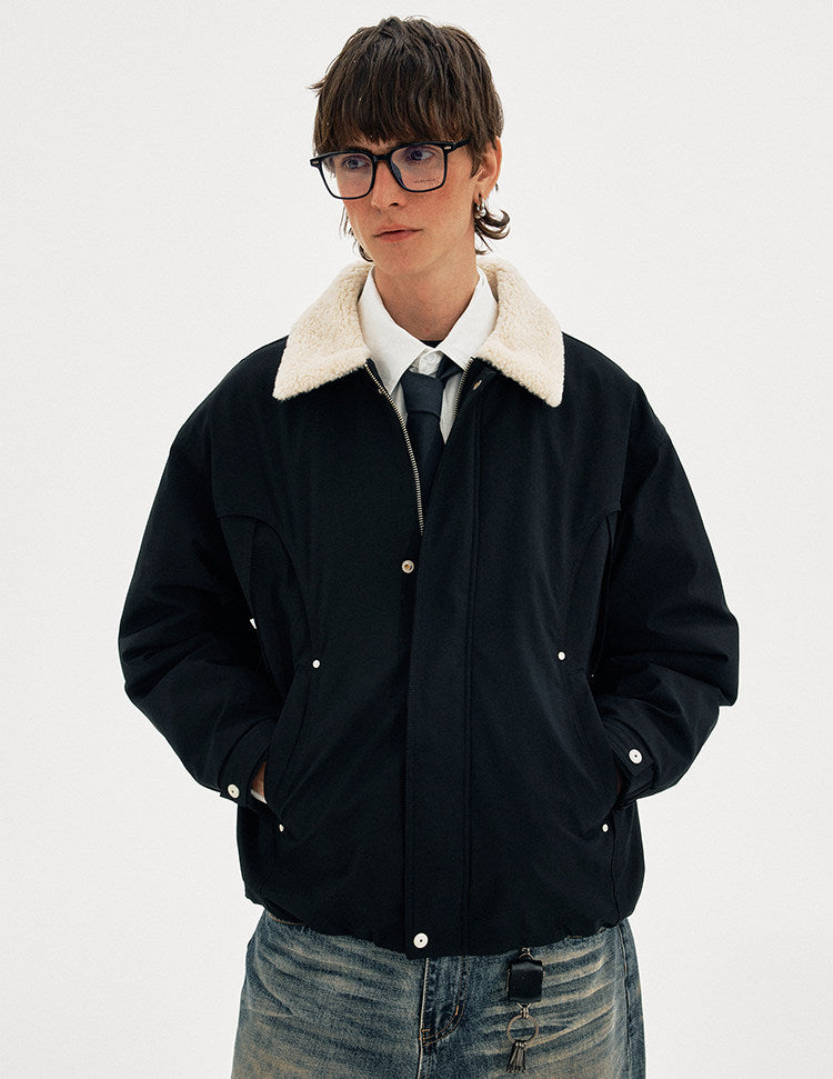 Unisex Retro-Style Casual Down Jacket